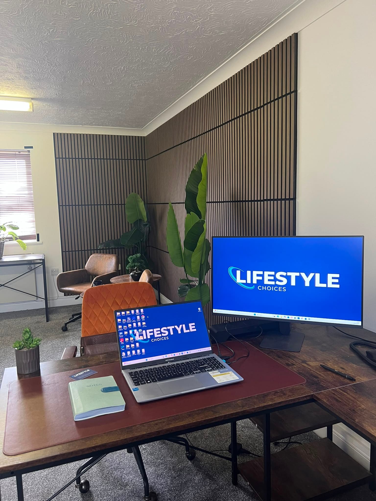The Lifestyle Choices office in Iwade, where client meetings happen